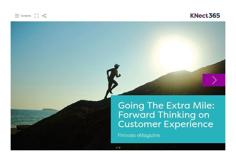 Finovate eMagazine: Going the Extra Mile