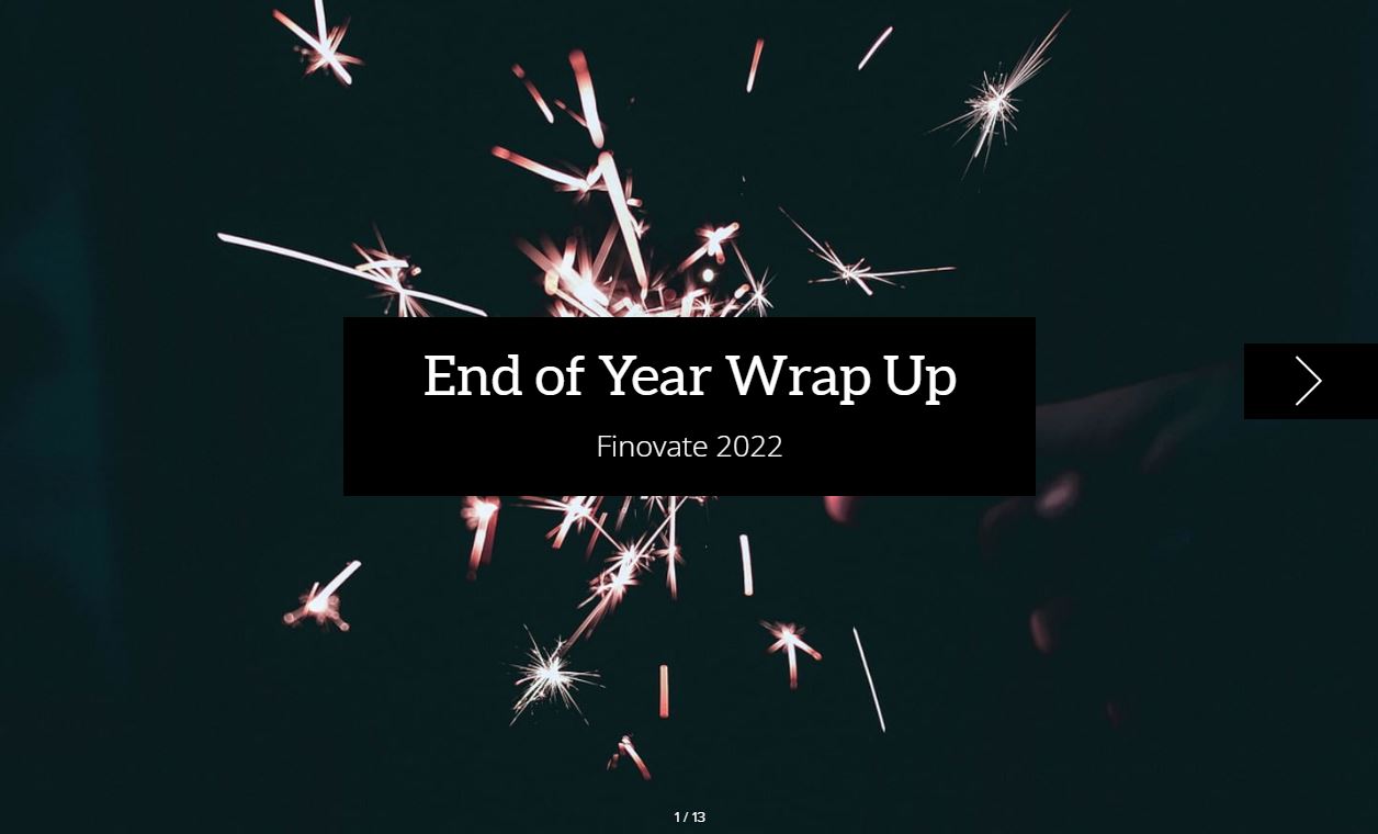 Finovate’s End of Year Wrap Up: 2022